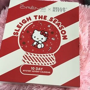 New Hello Kitty Sleigh the Season 10 Day Advent Calendar Lip Nail, Hair Blender